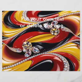 Folheto com Design de cores belgas