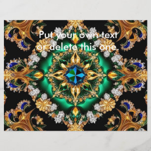 Folheto com Design de cores brasileiras