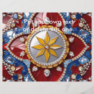 Folheto com Design de cores colombianas