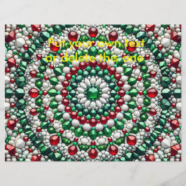 Folheto com Design de cores italianas