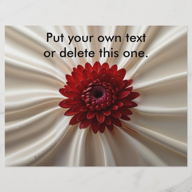 Folheto com Design de cores Japanase (Frente)