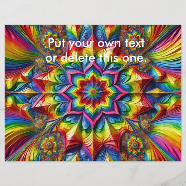 Folheto com Design LGBTQ (Frente)