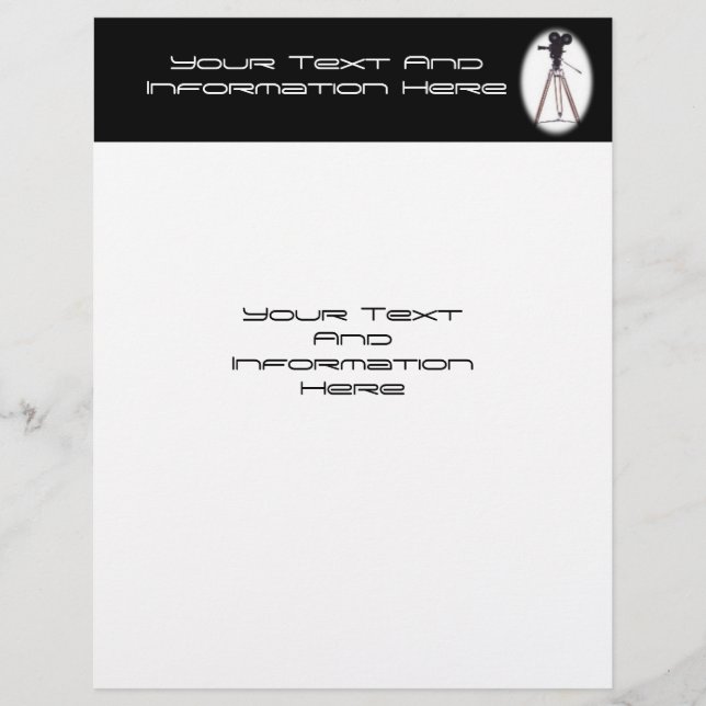 Folheto da Câmara de Filme (Frente)