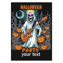 folheto da festa de halloween