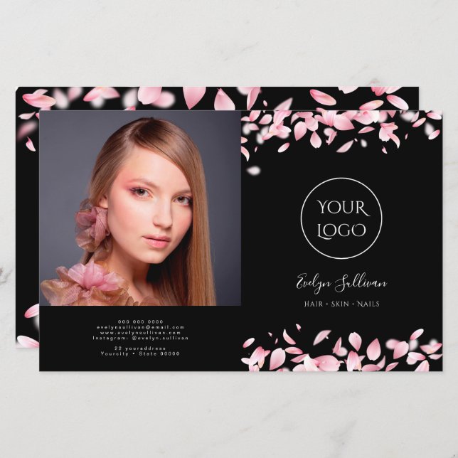 Folheto das pétalas em queda (Frente/Verso)