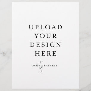 Folheto de 8,5" x 11"