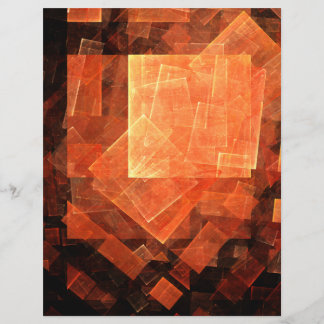 Folheto de Abstrato de Arte da Janela