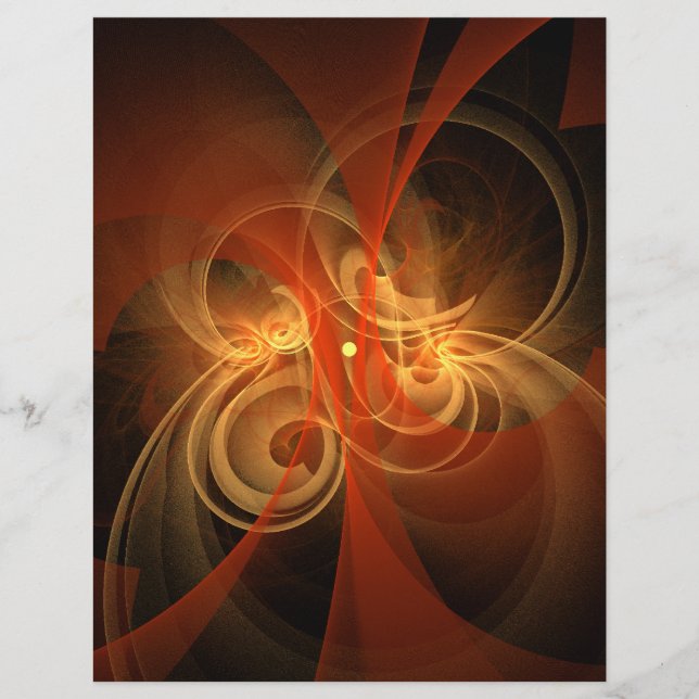 Folheto de Abstrato de Arte da Manhã (Frente)