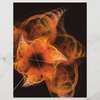 Folheto de Abstrato de Arte de Obras Leves