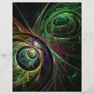 Folheto de Abstrato de Olhos