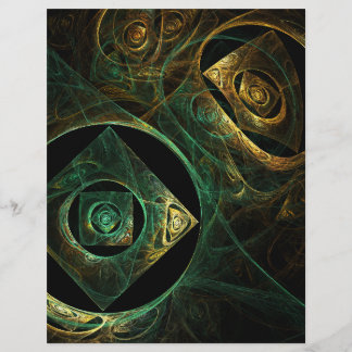 Folheto de Abstrato de vibrações mágicas
