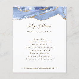 Folheto de agata azul de Cornflower