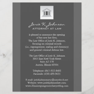 Folheto de Anúncio de Escritório de Advocacia