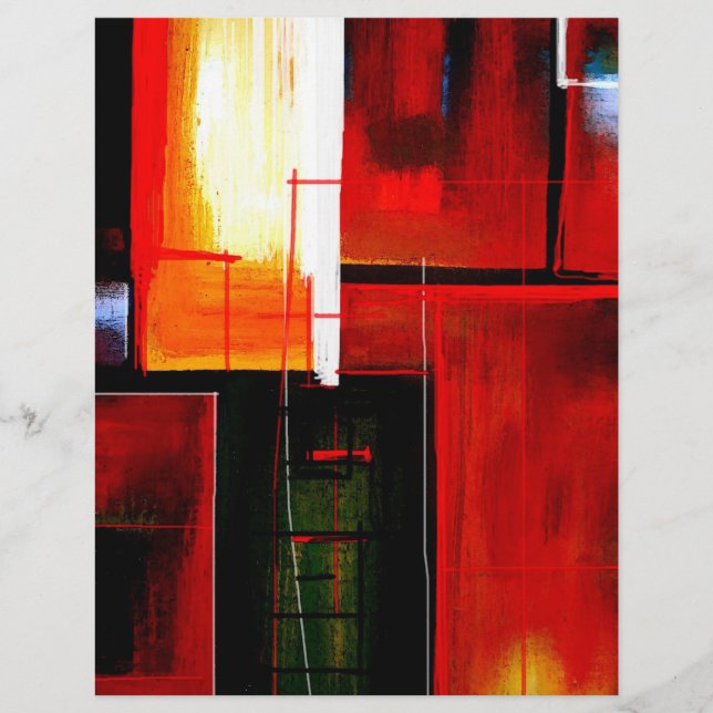 Folheto de Arte Abstrata (Frente)