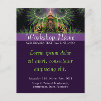 Folheto de Arte Fractal do Templo Espiritual