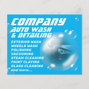 Folheto de automóveis criativo moderno