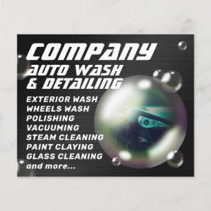 Folheto de automóveis criativo moderno