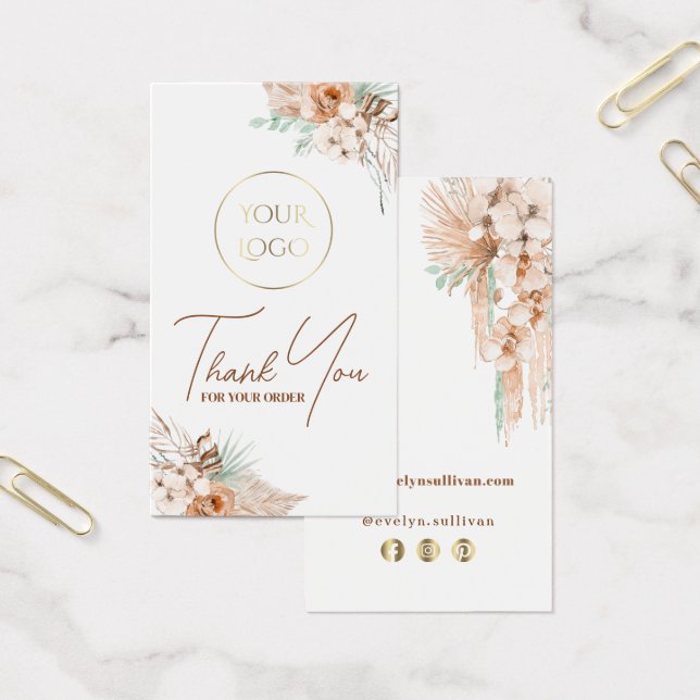 folheto de bege e menta tropical (Escritótio)