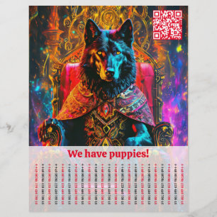 Folheto de cães pastor