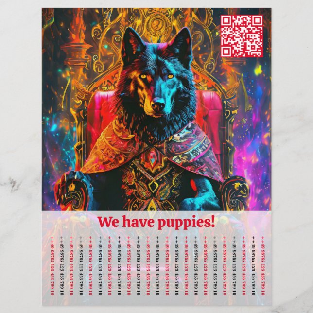 Folheto de cães pastor (Frente)