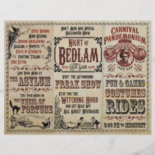 Folheto de Carnaval Pandemónio