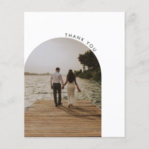 Folheto de Cartões de agradecimentos de Foto de Ca
