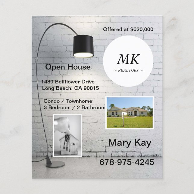 Folheto de Casa Aberta de Imóveis de Empresas (Frente)