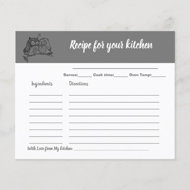 Folheto de Chá de panela de Receita (Frente)