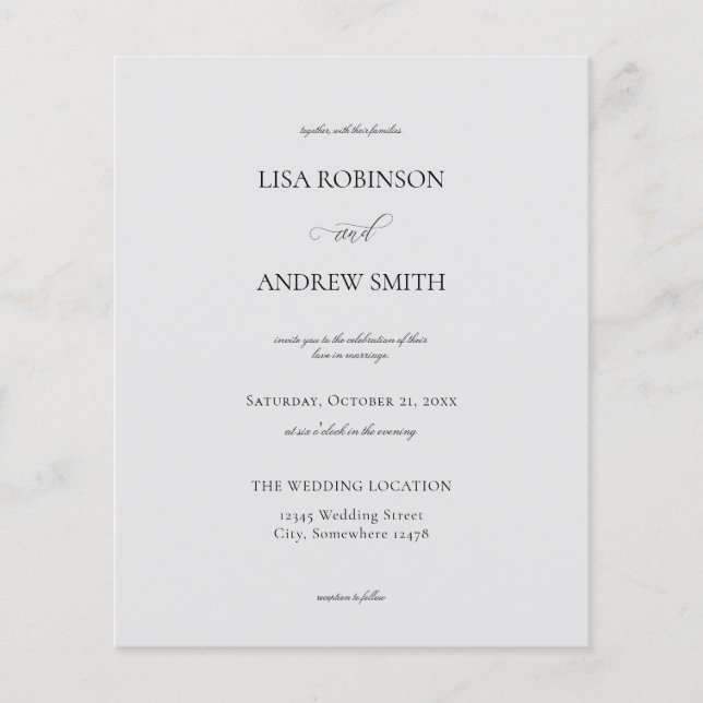 Folheto de Cinzas de Orçamento (Frente)