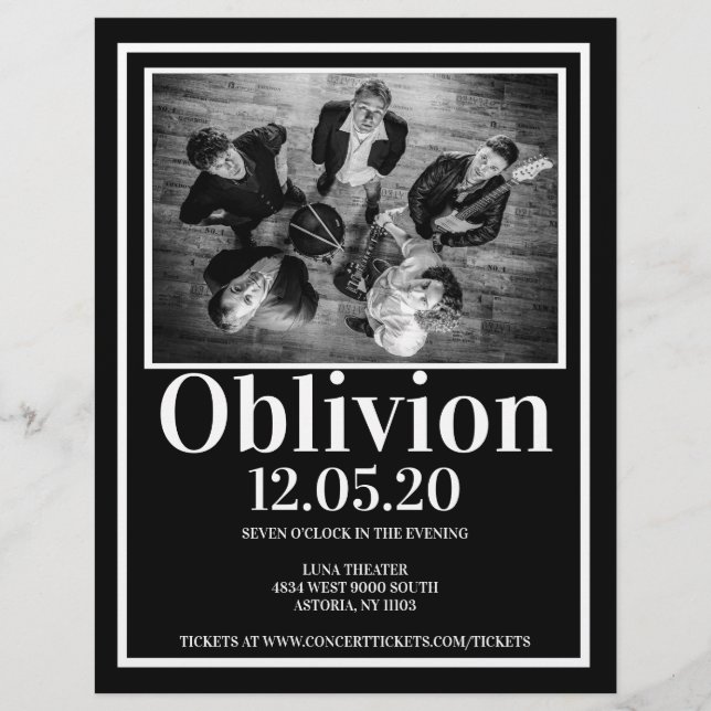 Folheto de concertos de Banda musical (Frente)