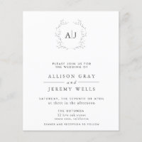 Folheto de Convite para Casamento Floral