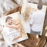Folheto de Convites para Casamento de Foto de Orça<br><div class="desc">Transparência orçamentária cobrindo fotos personalizadas e personalizadas na frente e atrás de Convidações de Casamento elegantes e modernos - inclui uma bela e elegante tipografia de roteiro para a celebração especial do dia do Casamento.</div>