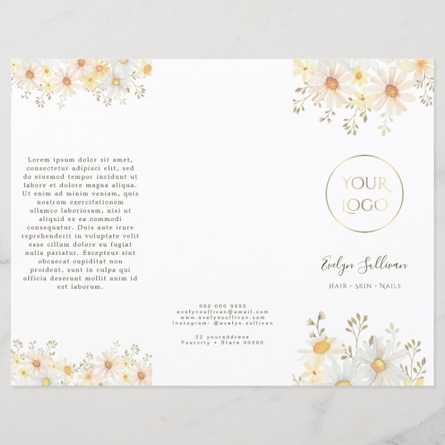 Folheto de Daisies (Frente)