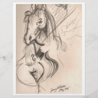 Folheto de Desenho do Cavalo Cello