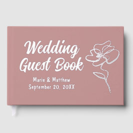 Folheto de Desenho Floral com Rosa Clássico