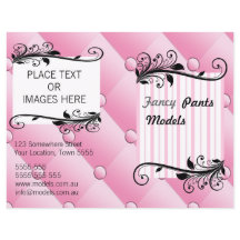 Folheto de Diamantes Rosa