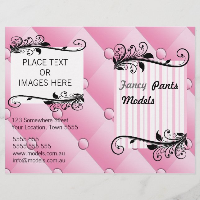 Folheto de Diamantes Rosa (Frente)