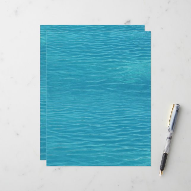 Folheto de Estacionamento de Água piscina (Frente/Verso In Situ)