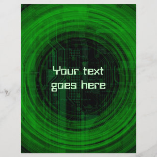 folheto de estilo técnico