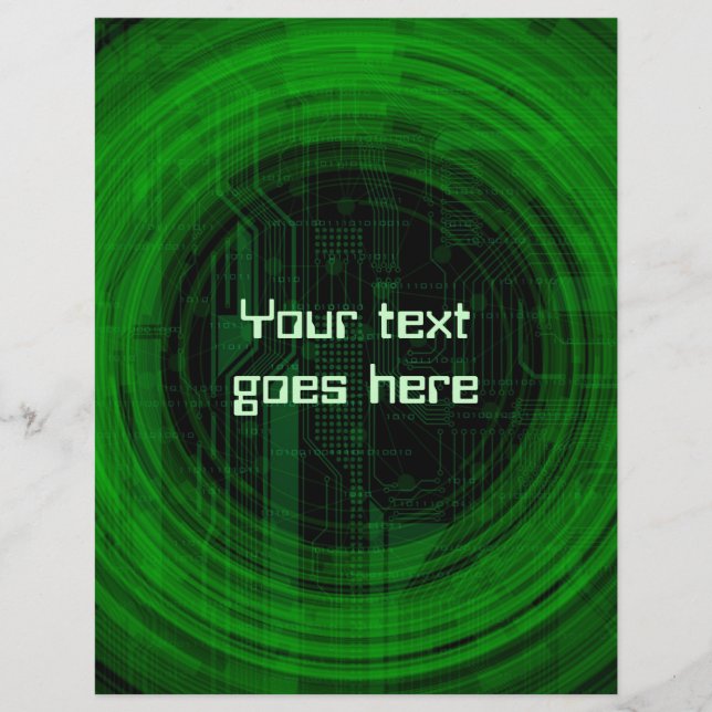 folheto de estilo técnico (Frente)