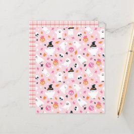 Folheto de Fantasmas do Bom Halloween