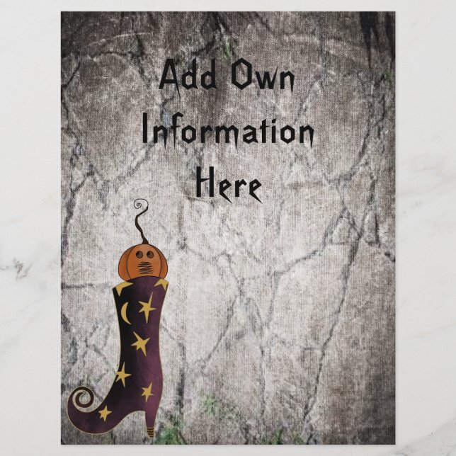 Folheto de Festas de Halloween (Frente)