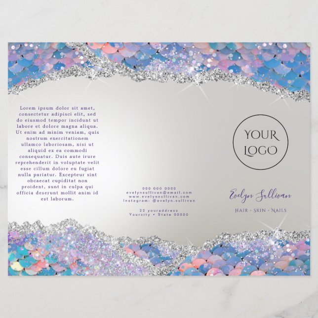 Folheto de folhas falsas de sereia (Frente)