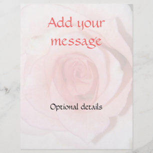 Folheto de Fundo rosa