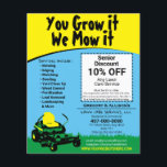 Folheto de Grass Cutting Paing Landscaping<br><div class="desc">Promova e comercialize sua empresa de corte de grama ou de paisagens com mais eficiência com esses modelos personalizáveis de panfletos postais. Basta substituir as informações por suas informações. Adicione um logotipo para melhor marca e voila! Os clientes potenciais ficarão impressionados. Consulte cartões de visitas correspondentes.</div>