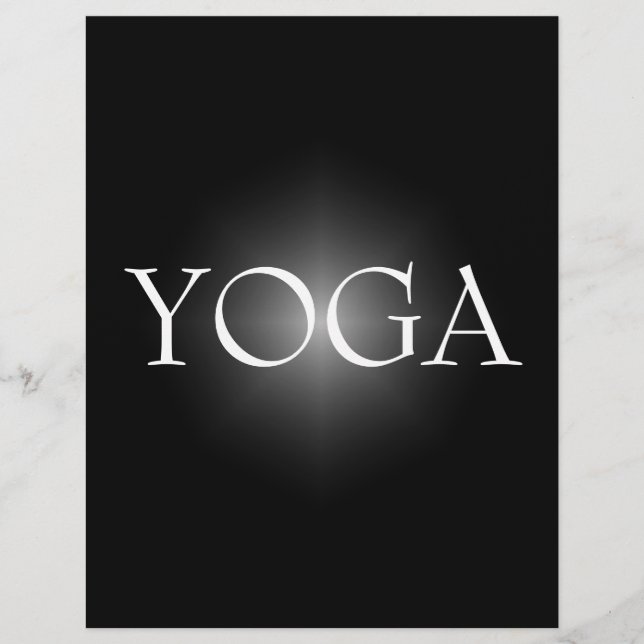 Folheto de Instrutor YOGA (Frente)