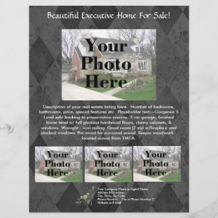 Folheto de listagem de imóveis