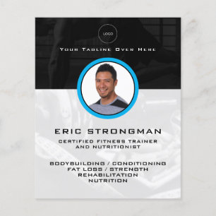 Folheto de malhação da imagem do perfil pessoal