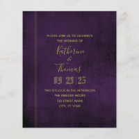 Folheto de Orçamento de Convite para Casamento Reg