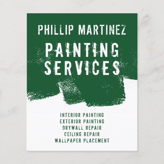 Folheto de pintura (Frente)